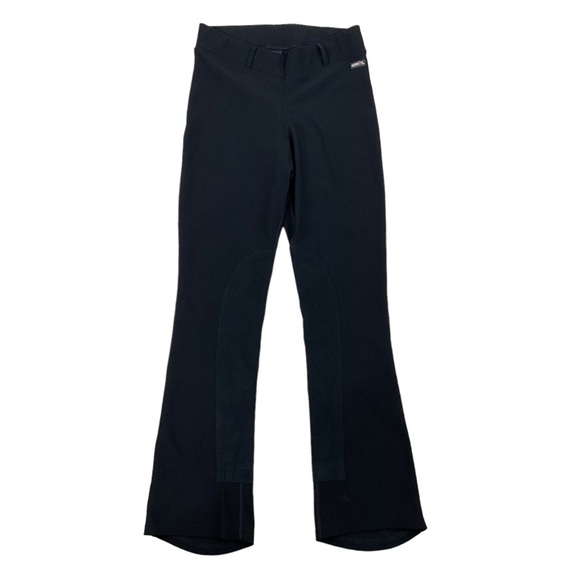 Kerrits Black Microcord™ Extended Knee Patch Bootcut Riding Pants size Large